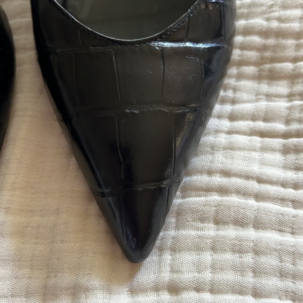 Zara Slingback Pumps, black 9.5 - Picture 2 of 7